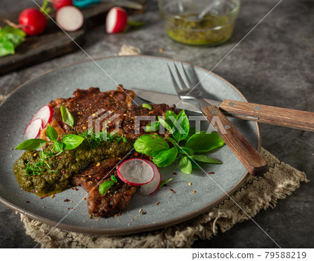 Rib eye steak delicious Rib eye steak delicious 79588219