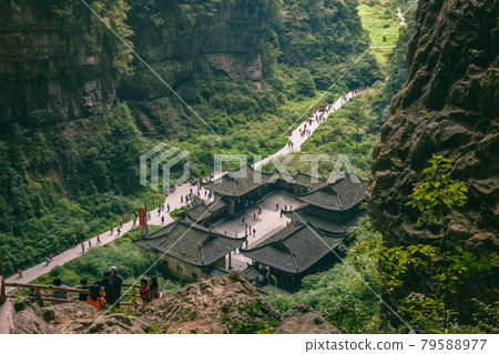 Wulong Karst National Geology Park UNESCO Nature world heritage in Chongqing, China 79588977