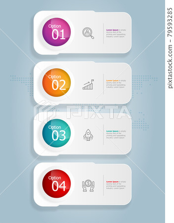 abstract tab bar vertical infographics presentation element template abstract tab bar vertical infographics presentation element template 79593285