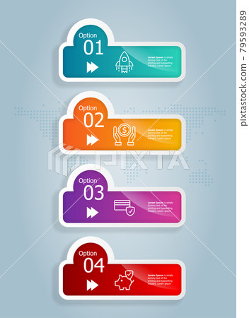 abstract tab bar vertical infographics presentation 79593289