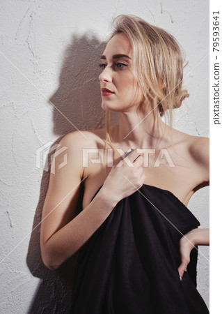 sensual blond woman 79593641