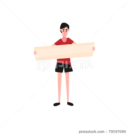 Protesting Man Icon 79597090