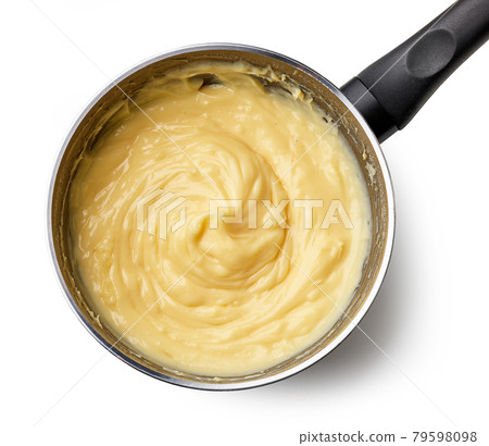 freshly prepared custard cream freshly prepared custard cream 79598098