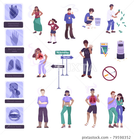 Smoking Hazards Flat Set 79598352