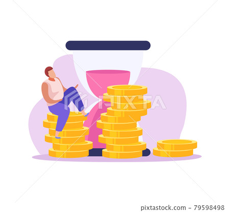 Crowdfunding Flat Icon Crowdfunding Flat Icon 79598498