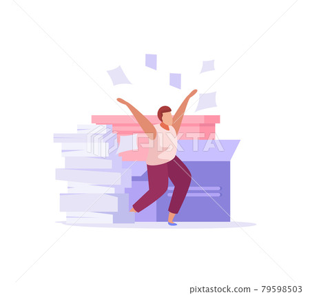 Paper Work Icon Paper Work Icon 79598503