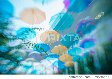 Photographed an umbrella fished at a commercial facility in Kusatsu City, Shiga Prefecture 79598565