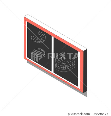 Dentistry Isometric Icon 79598573