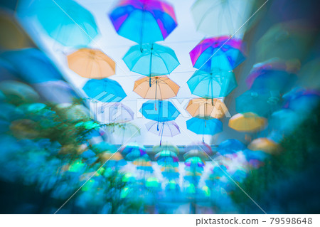 Photographed an umbrella fished at a commercial facility in Kusatsu City, Shiga Prefecture 79598648