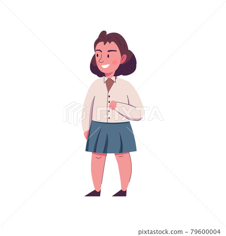 Flat School Girl 79600004