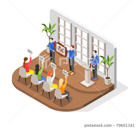 Auction For Painting Composition Auction For Painting Composition 79601181