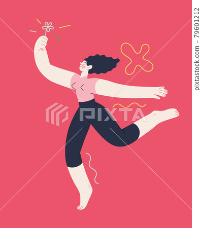 Happiness - happy people jumping in the air cheerfully Happiness - happy people jumping in the air cheerfully 79601212