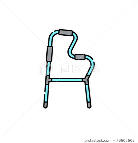 Crutch olor line icon. Pictogram for web page, mobile app, promo. Crutch olor line icon. Pictogram for web page, mobile app, promo. 79605602