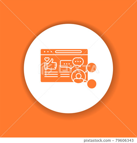 SMM colorful color glyph icon. Social Media Marketing sign. SMM colorful color glyph icon. Social Media Marketing sign. 79606343