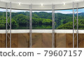 Background material Studio set Mountains and lakes 79607157