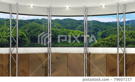 背景材料工作室設置山和湖 背景材料工作室設置山和湖 79607157