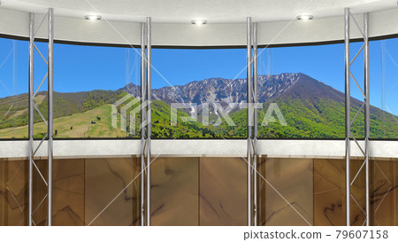 Background material Studio set Fresh green mountain Background material Studio set Fresh green mountain 79607158