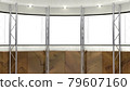 Background material Studio set Synthetic window with reflection 79607160