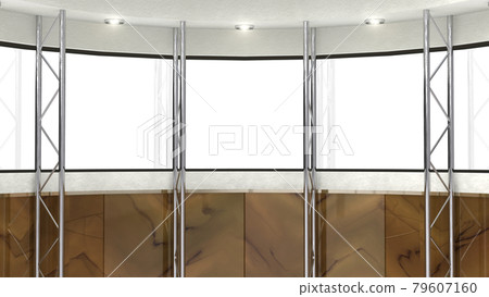 Background material Studio set Synthetic window with reflection Background material Studio set Synthetic window with reflection 79607160