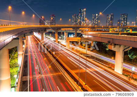 “東京”運輸/物流圖片“夜景” 79608909