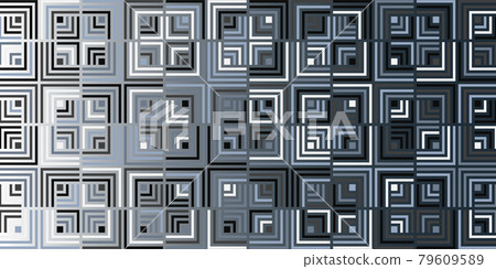 Abstract geometric seamless rectangle pattern blue background design modern Abstract geometric seamless rectangle pattern blue background design modern 79609589