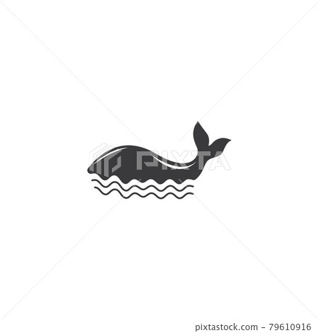 Whale logo Whale logo 79610916
