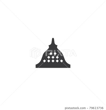 Stupa temple logo 79613736
