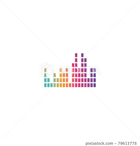 sound wave music logo 79613778