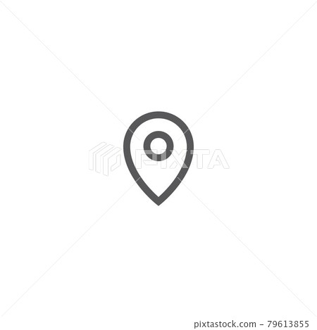 Location point Logo vector 79613855