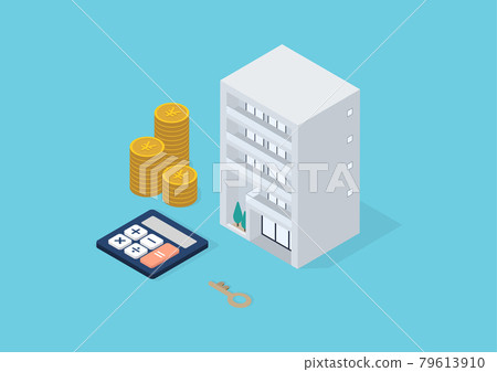 Illustration material of apartment purchase Illustration material of apartment purchase 79613910