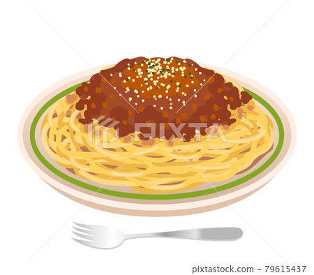 Meat sauce spaghetti 79615437