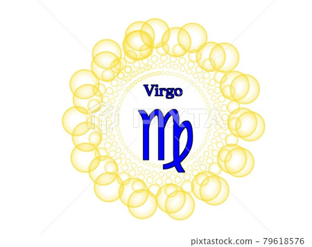 光環12星座圖標處女座 光環12星座圖標處女座 79618576