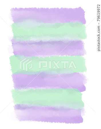 背景材料：用水彩畫的條紋紫綠色 79619972