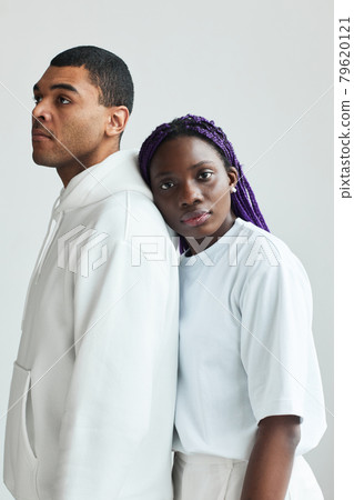 Portrait of Mixed Race Couple Minimal Portrait of Mixed Race Couple Minimal 79620121
