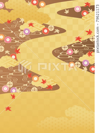 秋天的背景(秋葉和菊花)3 beks 秋天的背景(秋葉和菊花)3 beks 79621173