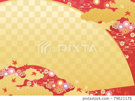 秋天的背景(秋葉和菊花)水平 1 Beku 秋天的背景(秋葉和菊花)水平 1 Beku 79621176