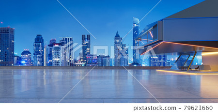 Steel and glass modern building exterior Steel and glass modern building exterior 79621660