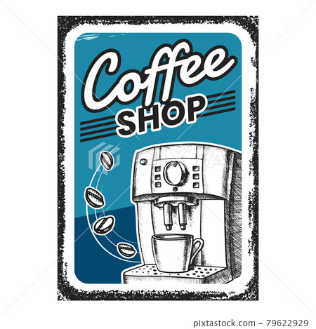 Coffee Shop Creative Advertising Banner Vector 79622929