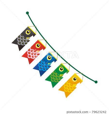 五彩鯉魚旗 五彩鯉魚旗 79623242