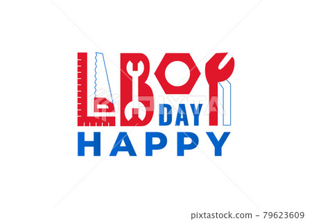 Labor Day. Vector typography illustration for USA Labor Day celebration Labor Day. Vector typography illustration for USA Labor Day celebration 79623609