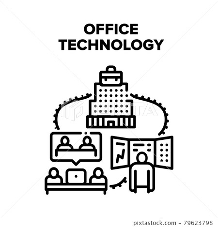 Office Digital Technology Vector Concept 79623798