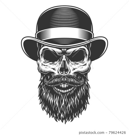 Skull in the bowler hat 79624426