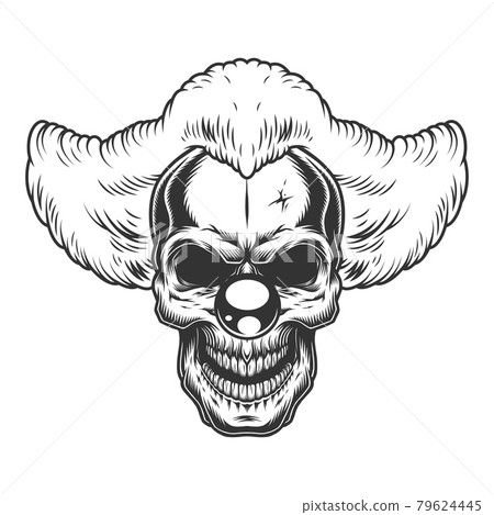 Skull angry clown Skull angry clown 79624445
