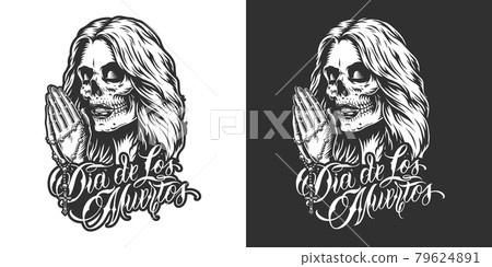 Dia De Los Muertos badge Dia De Los Muertos badge 79624891
