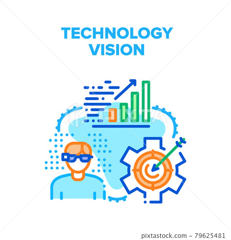Technology Vision Of Future Vector Concept Color Technology Vision Of Future Vector Concept Color 79625481