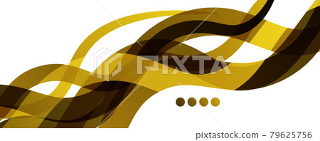 Abstract background - transparent overlapping wavy lines on white pattern. Vector Illustration For Wallpaper, Banner, Background, Landing Page 79625756