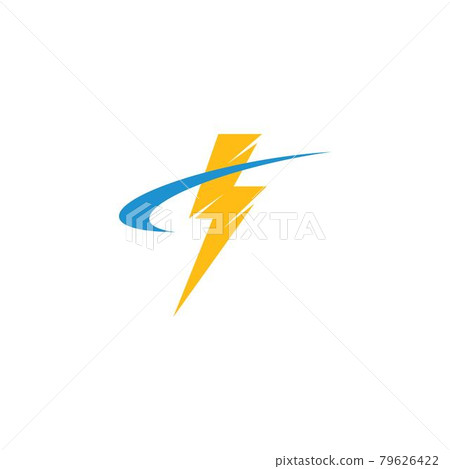 flash thunder bolt illustration vector 79626422