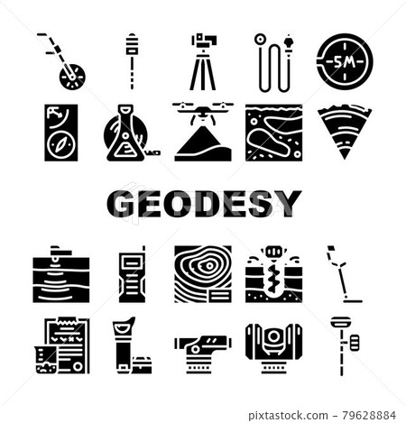 Geodesy Equipment Collection Icons Set Vector Illustration Geodesy Equipment Collection Icons Set Vector Illustration 79628884
