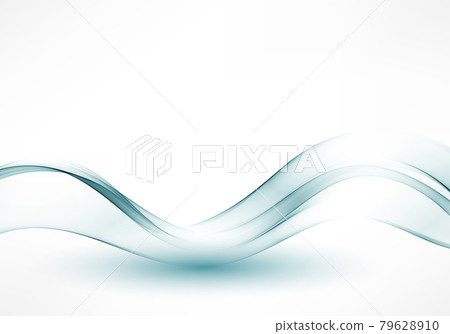 Abstract blue wave vector background Blue wave flow Abstract blue wave vector background Blue wave flow 79628910
