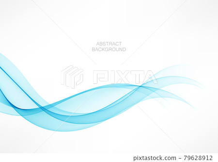 Abstract blue wave vector background Blue wave flow Abstract blue wave vector background Blue wave flow 79628912